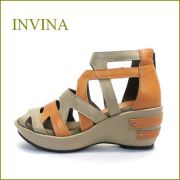 nvina　インビナ　iv4102bg　OGオーク  【プックリ、ボリュームのある・・厚底ソール・・invina・柔らかレザーサンダル】