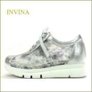 INVINA　インビナ  iv57724sl 　シルバー　【お花のレースで可愛さアップ！INVINA 外反母趾対策の厚層インソール】