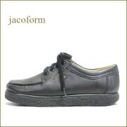 jacoform　ヤコフォーム  jf338bl　ブラック    クラシックタイプ　【３Ｅ】【外反母趾に優しい・・ 5本指が開くつま先幅広設計　jacoform 歩きやすいコンフォートシューズ】