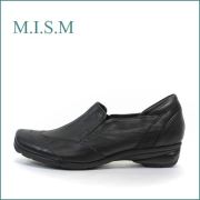 mism　ミズム　ms2533bl　ブラック　【どんどん歩ける快適ソール・・きれいなシルエット。。mism　履きやすいスリッポン】