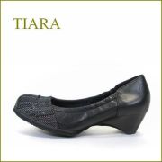tiara　ティアラ　ti902bl ブラック 【履き口ゴムでフィット・ソフトレザーでもっとフィット・tiara・快感パンプス 】