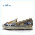 ashline  アシュライン  as7112go  ゴールド　【新鮮おしゃれ素材・・お花模様のスパンコール。。 ashline　フィットするエスパドリュー】