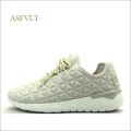 ASFVLT　アスファルト  SPEED SOCKS NEO  af166cr  クラウドクリーム　【しなやかなネオプレン素材で優しく包む・サッと履いてパッと脱げる　ASFVLT 軽量スニーカー】