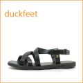 duckfeet ダックフィート　du50bl   ブラック　【３．５ミリの極厚レザー・オール天然素材・・duckfeet 可愛いぺたんこサンダル】