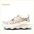 エスタシオン靴 estacion  et2505iv　 アイボリー　【可愛い動物がいっぱい・楽なふわふわクッション・エスタシオン靴　厚底スニーカー】