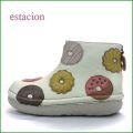 エスタシオン ドーナツ ブーツ estacion et373iv 　アイボリー　【食べられないけど美味しそう・エスタシオン ブーツ。みんなで、ドーナツしない？ 】