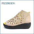 fizz reen フィズリーン  fr1472bg ベージュ  【フワフワ なみなみ クッションと・まん丸オープントゥ・FIZZREEN 楽らくバルーンソール】