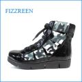 fizz reen フィズリーン fr1641bl　ブラック　【限定おしゃれ素材・・快適ウェーブインソール・・FIZZREEN 楽らく 大人・スニーカースタイル】
