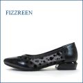 fizzreen　フィズリーン　fr8182bl  ブラック　【パーティーにも大活躍！可愛い水玉模様。。 FIZZREEN ローヒール パンプス】