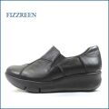 FIZZREEN フィズリーン fr9305bl 　ブラック　【二重クッションでふわっ　コロンとして可愛い　FIZZREEN　厚底スリッポン】