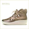 INVINA　インビナ  iv4452et 　エタン【きれいなフラワーカット　お洒落度アップする　INVINA　 エレガントなレースアップスタイル】