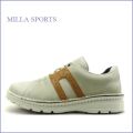milla sports ミラスポーツ mi7228iv　 アズーレキャメル　【横幅広めの４Ｅ！　軽いソールで歩こう milla sports スポッと履けるスリッポン】