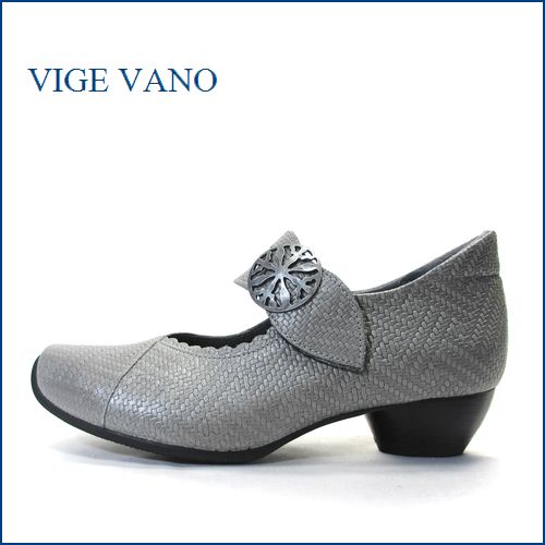 vigevano  ビジェバノ　vg7004gy　グレイ　【靴職人手作りの１足・・優しく包む感じ・・　vigevano ベルトパンプス】