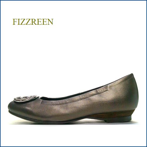 FIZZREEN　フィズリーン fr300bz 　ブロンズ　【素敵なアクセサリー　さすが ロングセラーの履き心地　fizzreen　フラットパンプス】