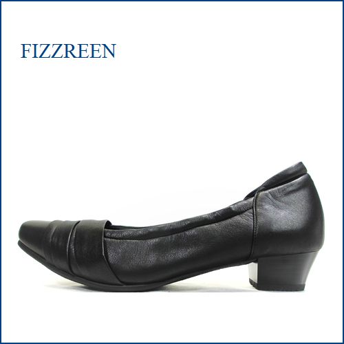 FIZZREEN フィズリーン fr5840bl　ブラック　【土踏まずパッドでアーチをサポート・fizzreen・３．５ｃｍヒール パンプス】