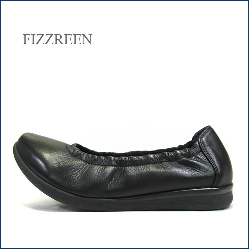 FIZZ REEN フィズリーン fr7500bl　ブラック【開張足に優しいパッド・まねきの良いボロネーゼ製法 fizzreen・カッターパンプス】