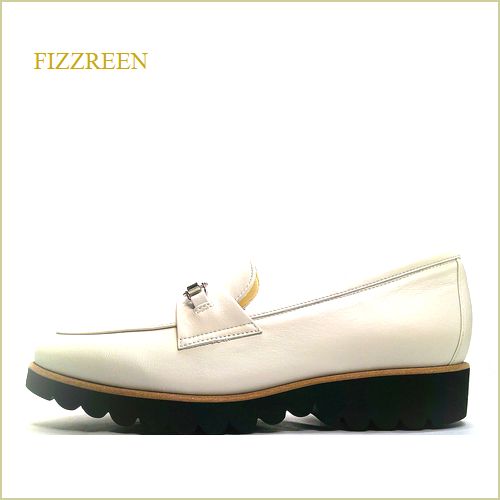 FIZZREEN　フィズリーン fr9618iv 　アイボリー　【新鮮・注目トラッド スタイル！ fizzreen　 履きやすい、大活躍のビット＆ローファー】