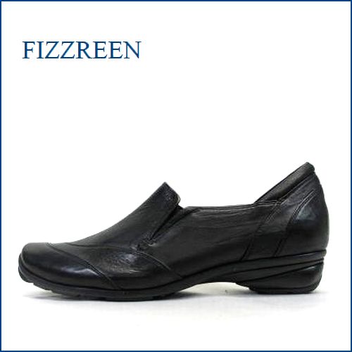 FIZZREEN　フィズリーン　fr2533bl　ブラック　【どんどん歩ける快適ソール・きれいなシルエット。fizzreen　履きやすいロングセラーのスリッポン】