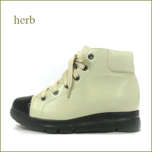 herb  ハーブ  hb50271bg  サンドベージュ【外反母趾も対応の靴型・ 足に吸いつく履き心地 herb レースアップブーツ】