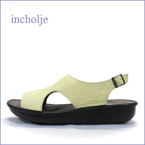 incholje インコルジェ　in8803bg 　ベージュ　【シンプルで深めがオススメ・アーチにフィット柔らかソール。。incholje　サンダル】