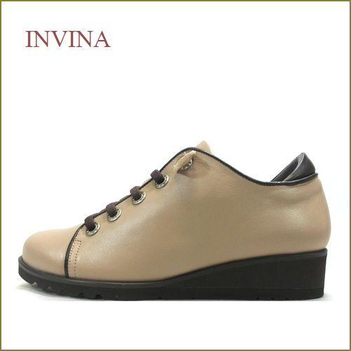INVINA　インビナ iv2419sp 　サーモンベージュコンビ　【いい色コンビカラー・INVINA　歩行に優しい 安らぎのウェーブ調インソール】