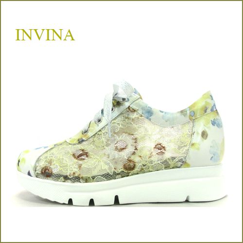 INVINA　インビナ iv57724ye 　フラワー　【お花のレースで可愛さアップ！INVINA 外反母趾対策の厚層インソール】