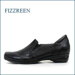 FIZZREEN　フィズリーン　fr2533bl　ブラック　【どんどん歩ける快適ソール・きれいなシルエット。fizzreen　履きやすいロングセラーのスリッポン】