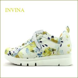 INVINA　インビナ  iv50295li　フラワースイレン　【お花で可愛さアップ！INVINA 外反母趾対策の厚層インソール 大人のスニーカー】