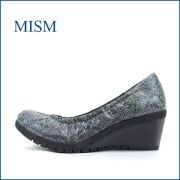 MISM　ミズム　ms5108gy　ブラック　【きれいなシルエット・柔らかいレザー　ウェッジソール パンプス】
