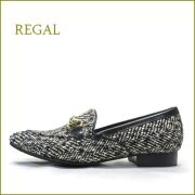 REGAL リーガル　re61blf　ブラックＦ　【女性らしいスタイリッシュな・優しいフォルム　REGAL　ビットローファー パンプス】