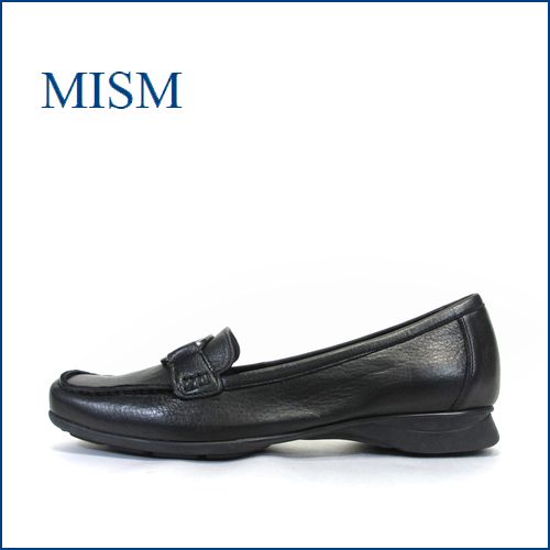 mism　ミズム　ms9801bl　ブラック　【フィットするラバーソール・・良くなじむソフトレザー・・ＭＩＳＭ・クッション・スリッポン】