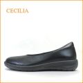 セシリア　cecilia  ce250bl　ブラック　【フワッと感じるクッション。。ずっと 楽らく大活躍。。cecilia・可愛いラウンドパンプス】