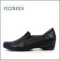 FIZZREEN　フィズリーン　fr2533bl　ブラック　【どんどん歩ける快適ソール・きれいなシルエット。fizzreen　履きやすいロングセラーのスリッポン】