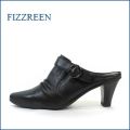 fizzreen  フィズリーン  fr7020bl ブラック　【甲までかぶってシッカリ包む・・ベルトで２ＷＡＹ・・ ｆｉｚｚｒｅｅｎ・ミュールサンダル】