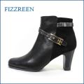 fizz reen フィズリーン fr7716bl ブラック　【きれいなラインで・・きれいにＦＩＴ・ＦＩＴ・ＦＩＴ・・ ｆｉｚｚｒｅｅｎ・楽々・ショートブーツ】