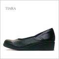 TIARA　ティアラ　ti6005bl ブラック 【ずっと履いても安心の履きやすさ　優しいかかととアーチのパッド・tiara 軽量シンプルパンプス】