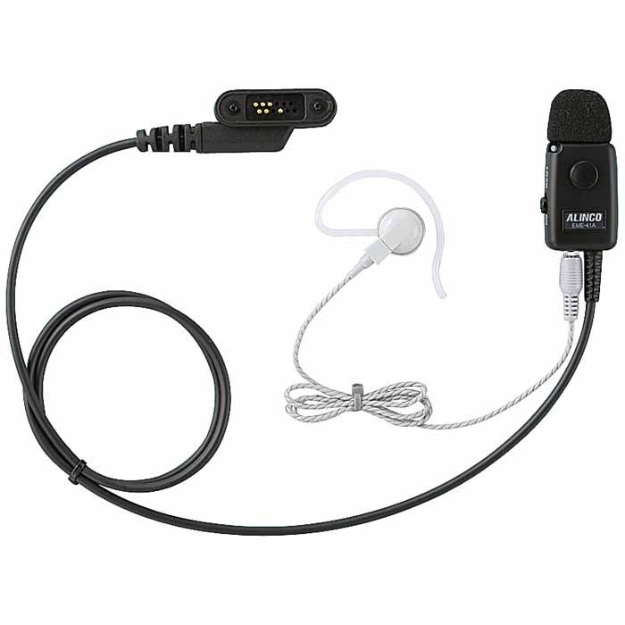 【値下げ】ALINCO DJ-P300 2個 イヤホンマイクEME-48A付き ALINCO アルインコ EME-48A 防水ジャック式 イヤホンマイク