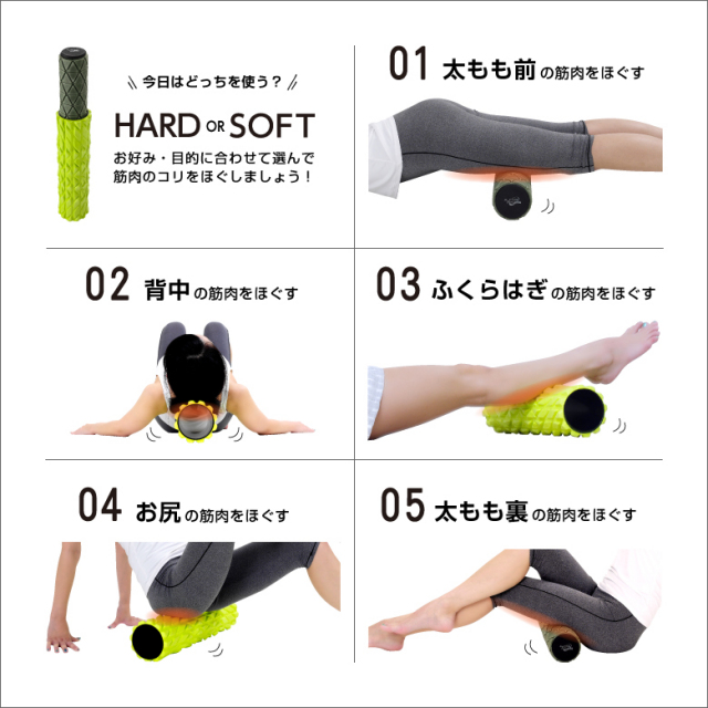 新品】EXP207/ストレッチボディーローラープラス/アルインコ 筋