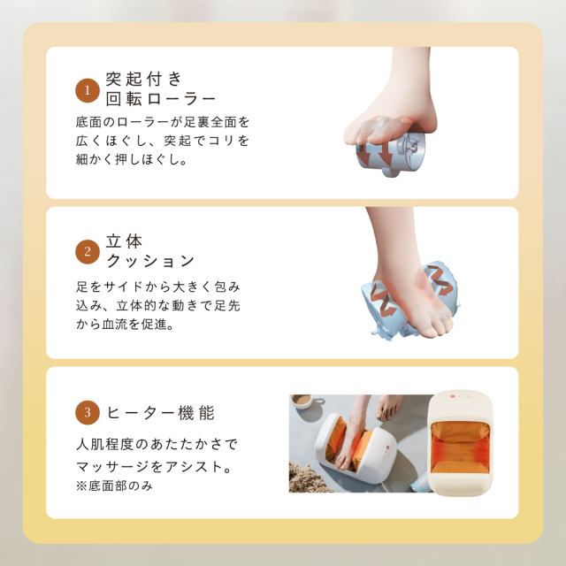 フットマッサージャー リラレグ MCR4524 (新品)