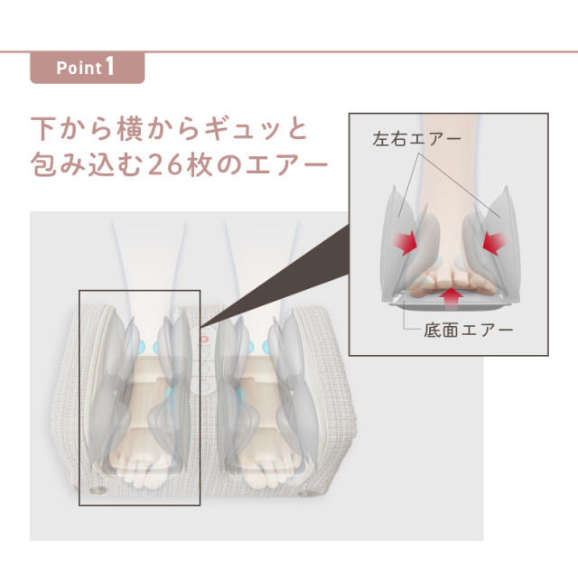 フットマッサージャー アシリラ MCR4623C (新品)