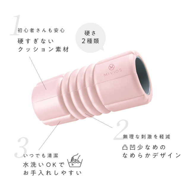 新品】【MIVIOS】MVS300/フォームローラー[ソフト/ハード
