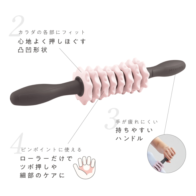 ⭐️人気商品⭐️ ヨガローラーリリーススティック (ピンク) Amazon | 筋膜ローラー、筋膜リリース ローラー スティック収納