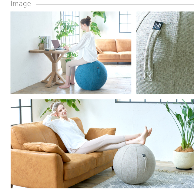 MIVIOS バランスボール シェリア 55cm MVS355 (新品)