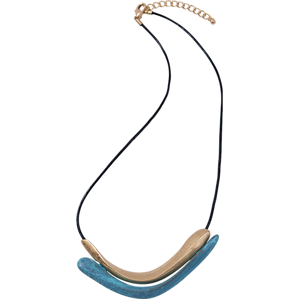 ニュアンスモチーフネックレス【メール便配送OK！送料250円】