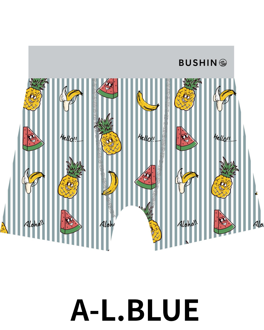 BUSHINボクサーパンツ　California Style　FRUIT【２点までメール便配送OK！送料250円】