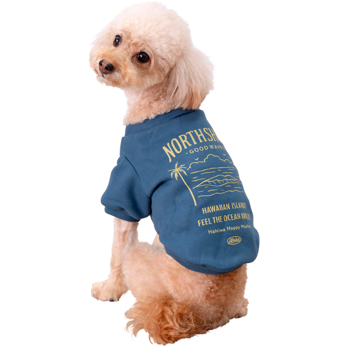 【HALEIWA HAPPY MARKET】【ペットアイテム】犬用クルーネックスウェット