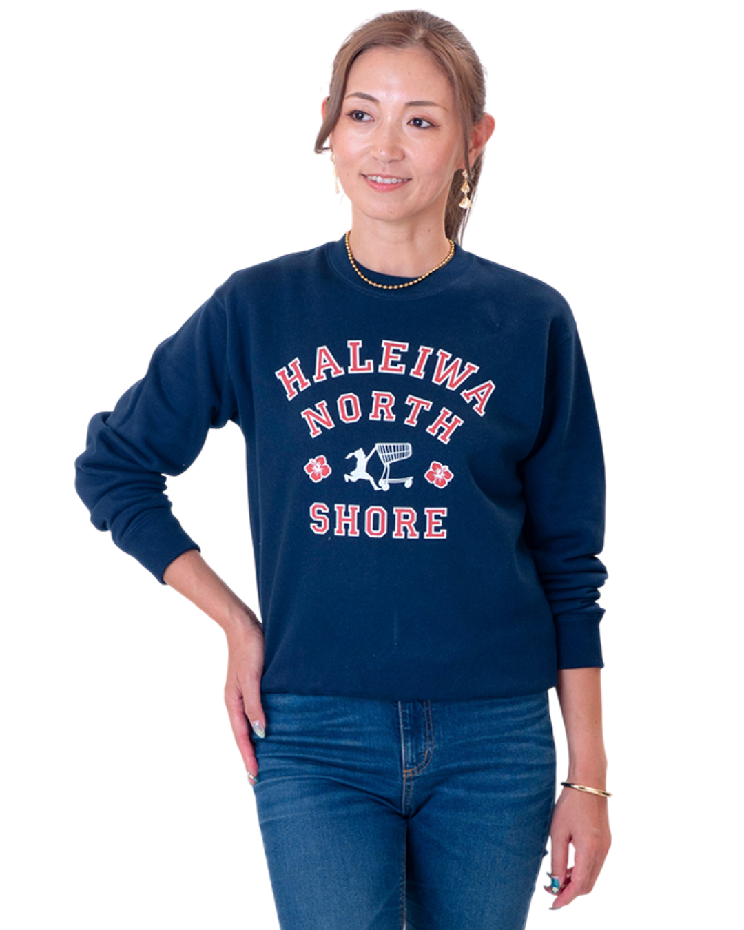 【HALEIWA HAPPY MARKET2026秋冬】HHMクルーネックスウェット（裏毛）　2618【受注生産】