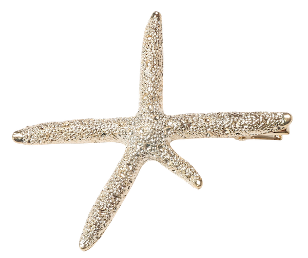 スターフィッシュヘアピン　GOLD【３点までメール便配送OK！送料250円】