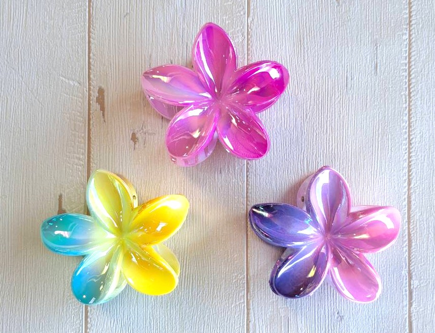 【Pukana2026春夏】プルメリアオーロラヘアクリップ