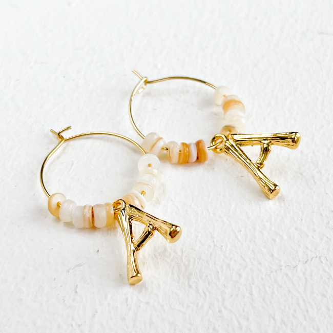 【サージカルステンレス】イニシャルピアス